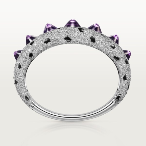 Clash [Un]limited Bracelet White gold, onyx, amethysts, diamonds